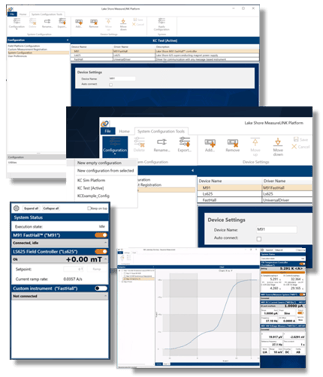 measureLINK-MCS screens